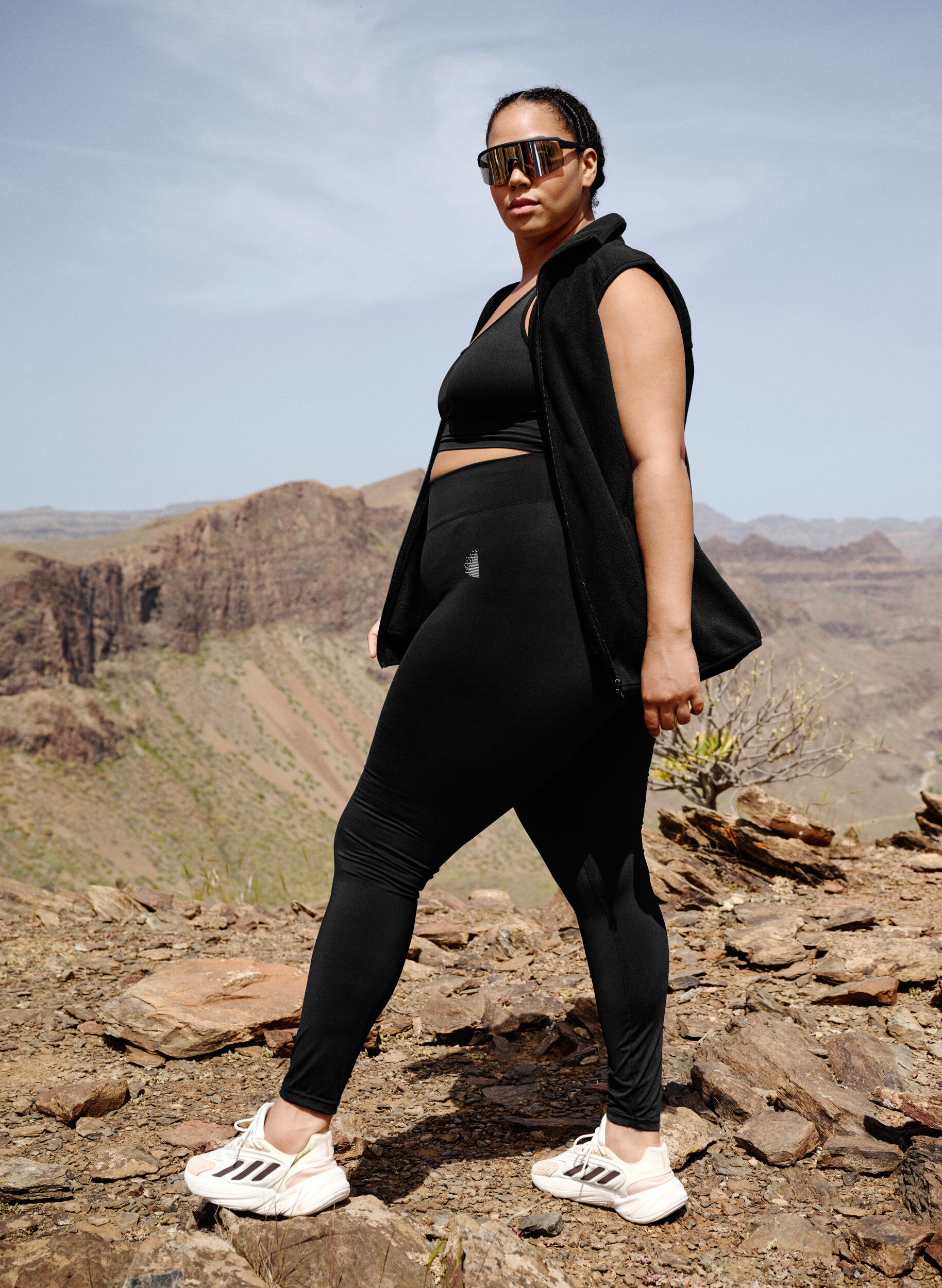 Gek&uuml;rzte Basic-Trainingsleggings