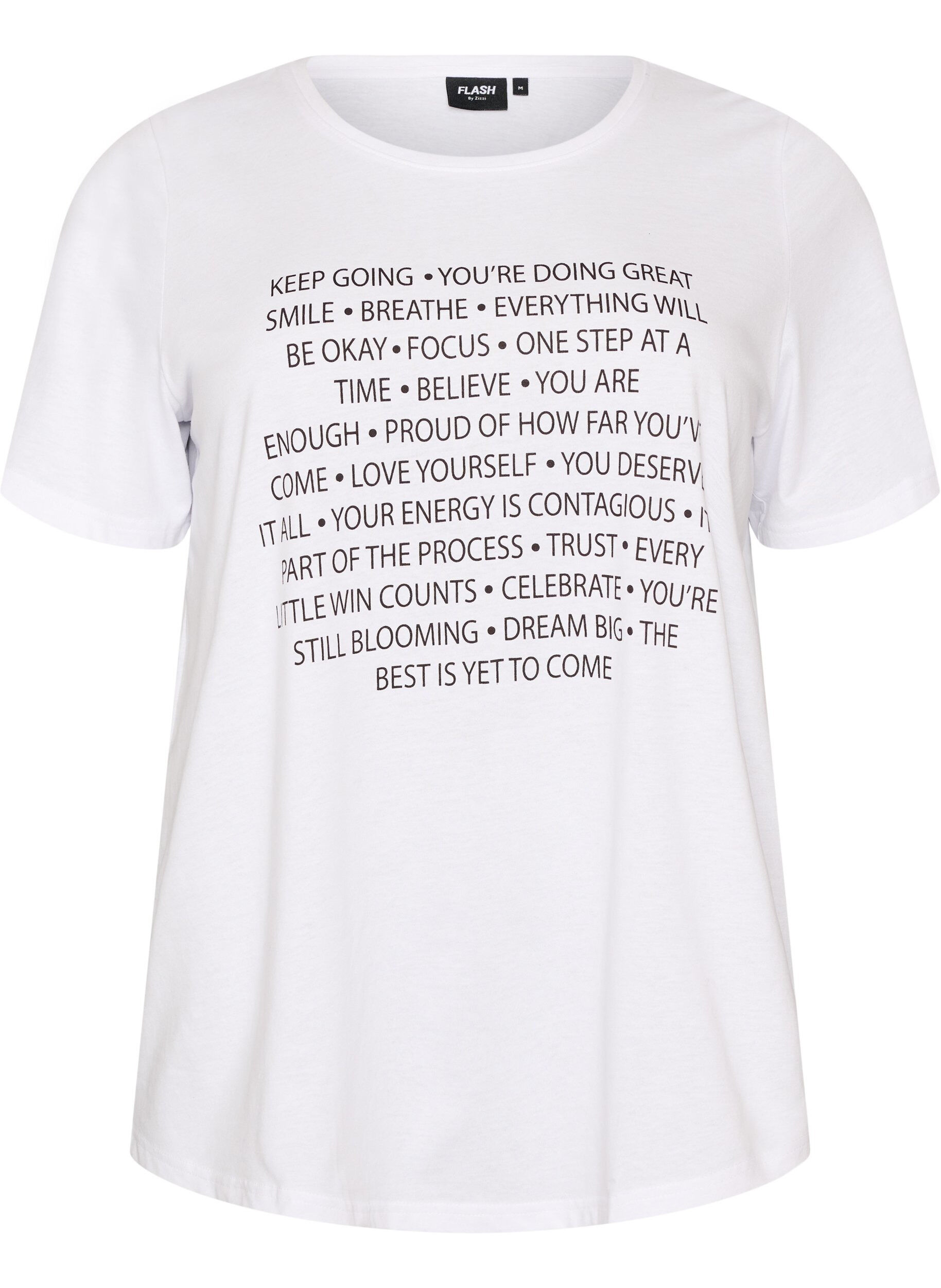 ZizziT-Shirt mit Print, Wei&szlig;, Packshot image number 0