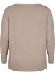  Chemisier en tricot avec col en V, Desert Taupe Melange, Packshot image number 1