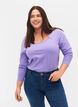 2er-Pack Basic-Bluse aus Baumwolle, Paisley Purple/Black, Model image number 0
