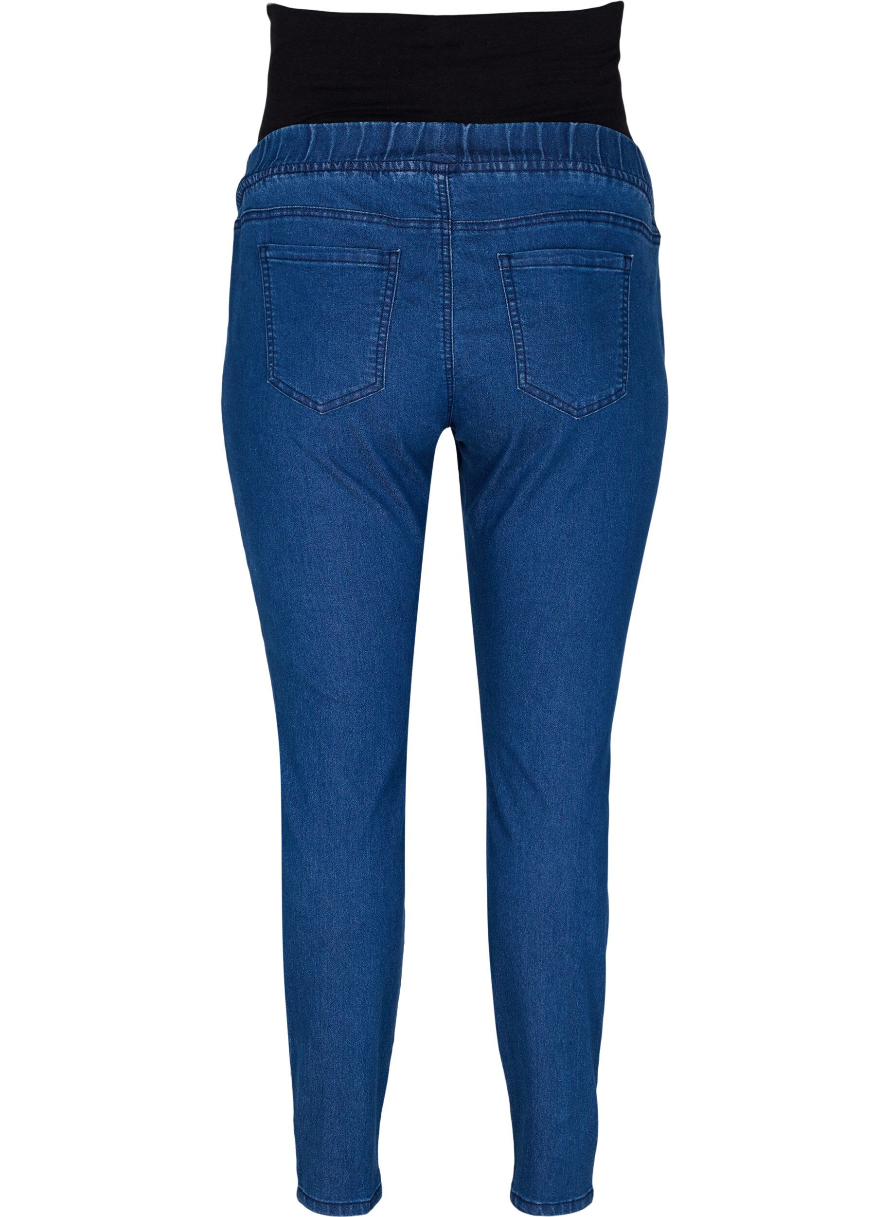 Zizzi Pantalon de grossesse &agrave; poches arri&egrave;re, Bleu, Packshot image number 1