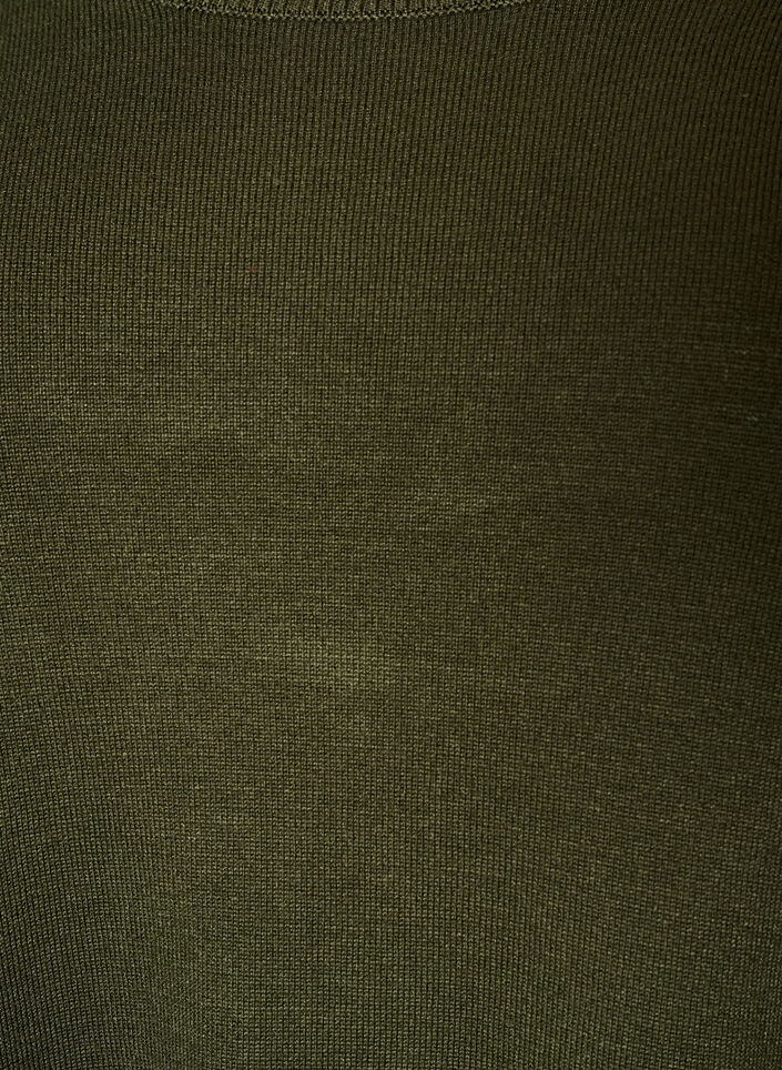 Strickbluse mit seitlichen Kn&ouml;pfen, Gr&uuml;n, Packshot image number 2