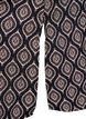 Robe &agrave; col en V en viscose, Bleu, Packshot image number 3