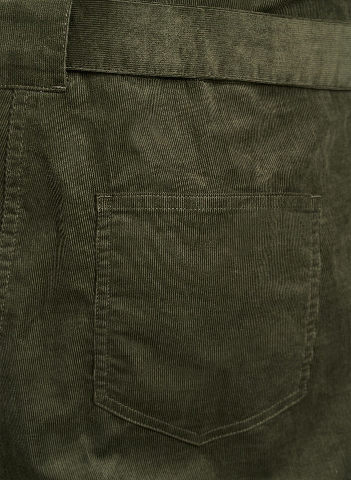 Jumpsuit aus Cord mit geradem Bein, Gr&uuml;n, Packshot image number 4