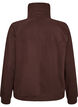 Cardigan sweat avec col montant et zip, Marron, Packshot image number 1