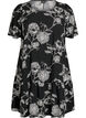 Kleid aus Viskose mit Schnittlinie, Schwarz, Packshot image number 0