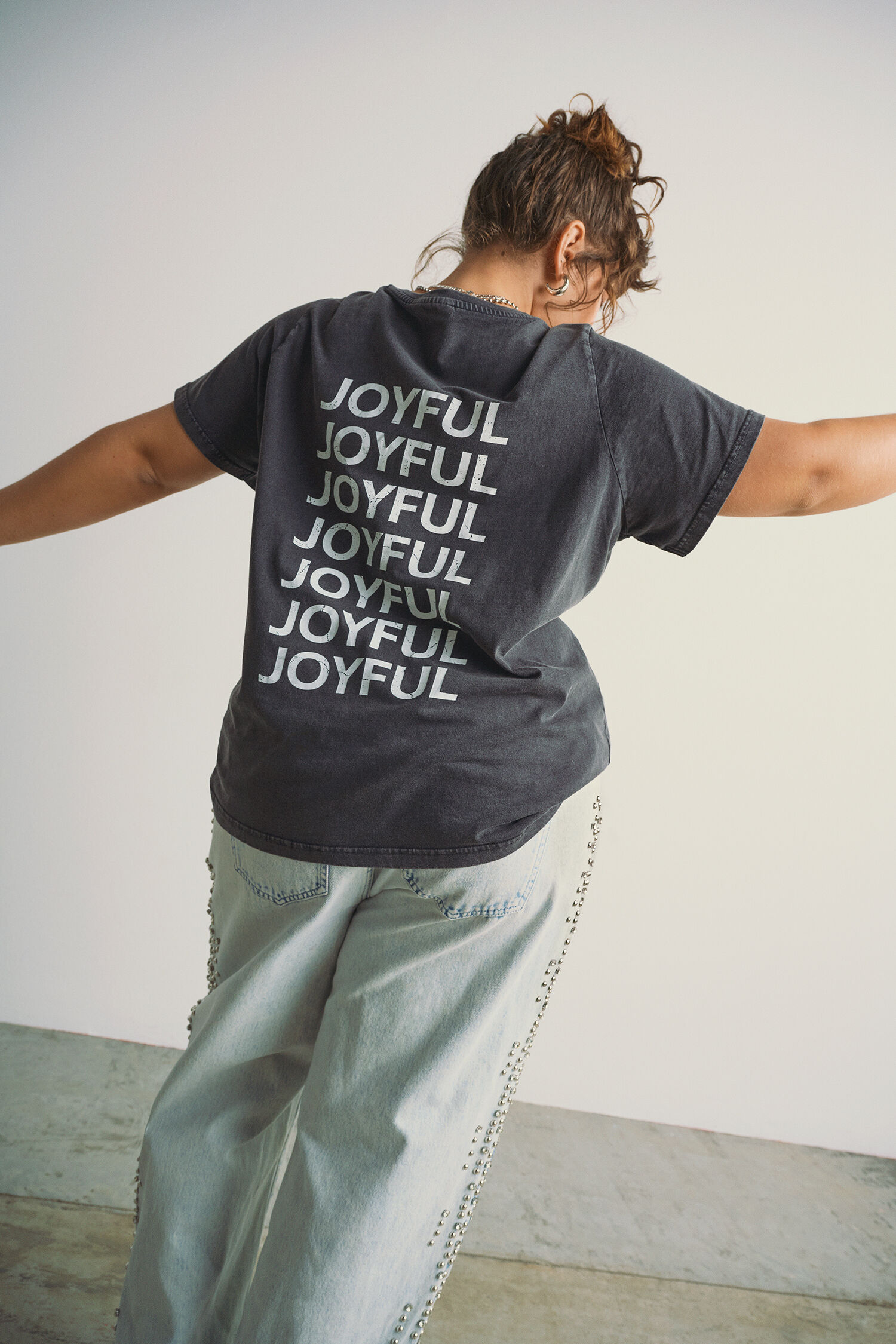 Zizzi Jeans mit Details, , Model