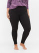 Leggings mit Stretch Rippstruktur, Black, Model image number 2