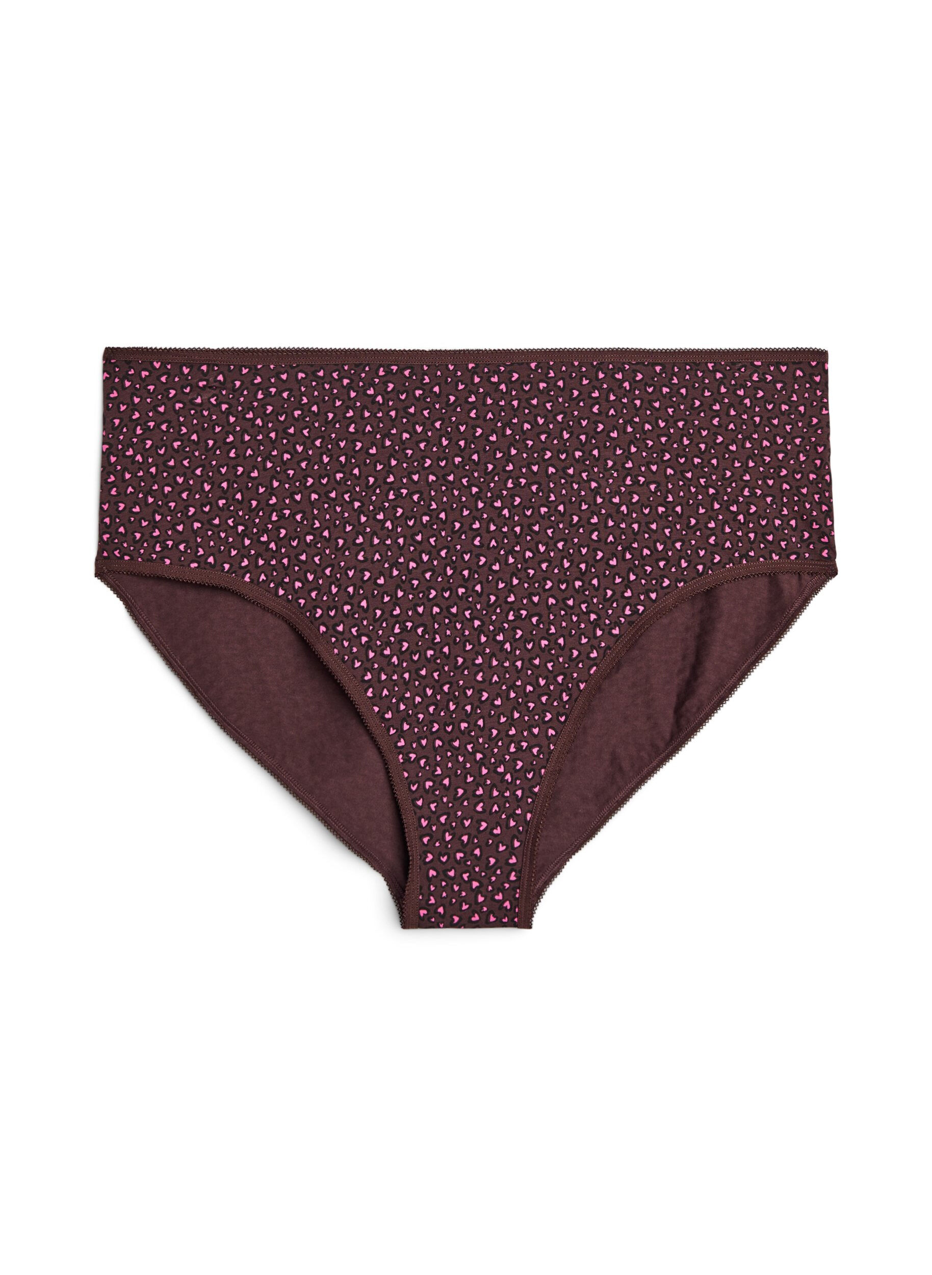 Zizzi7-pack de culottes avec une taille standard, Rose, Packshot image number 3