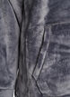 Hoodie aus Velours mit K&auml;ngurutasche, Grau, Packshot image number 3