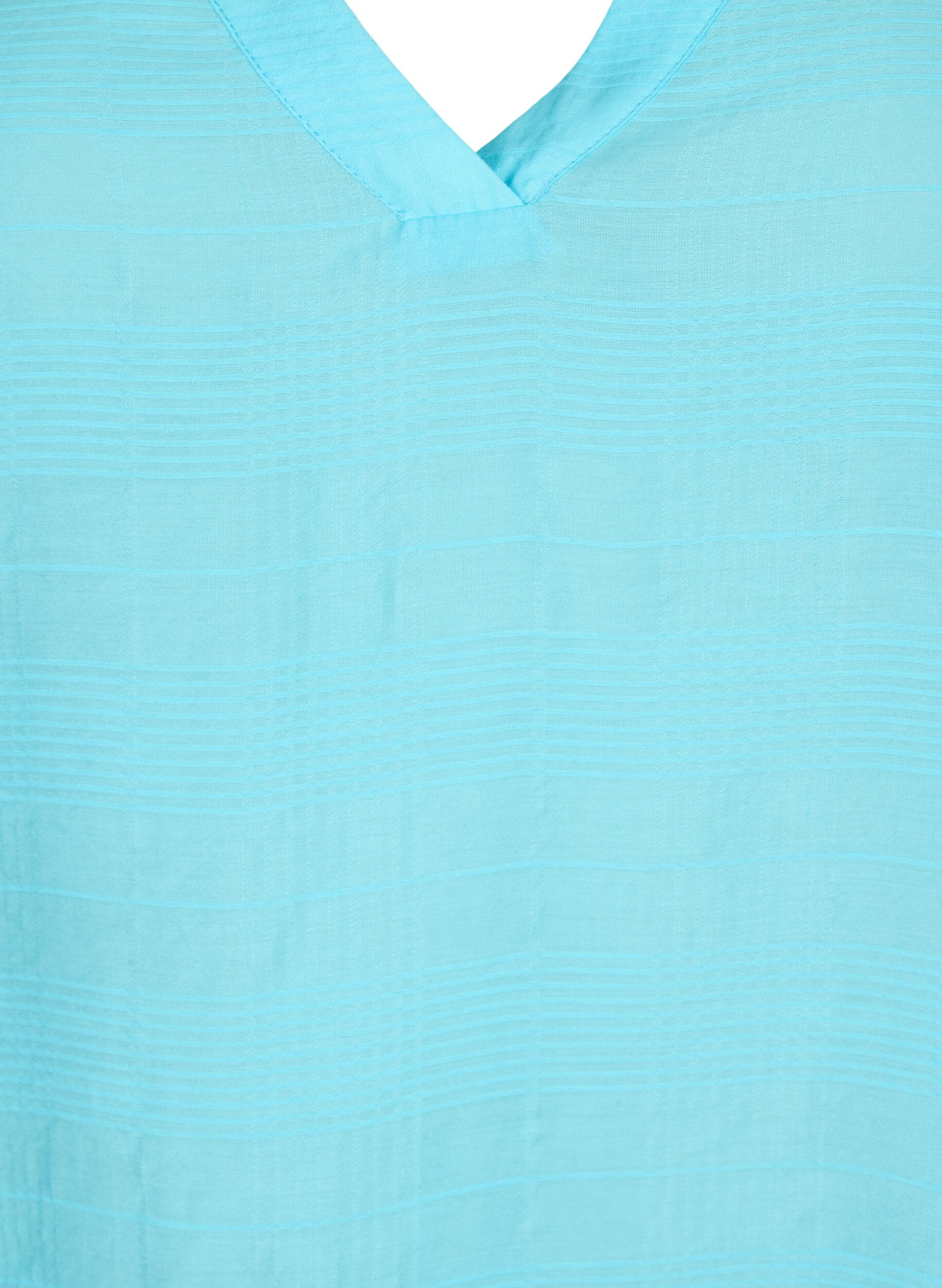 Zizzi Viskose-Top mit Struktur, Bachelor Button, Packshot image number 2