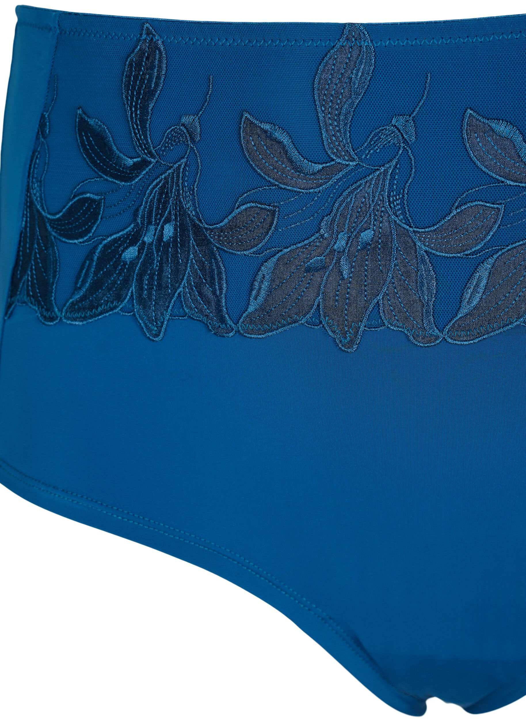 Zizzi Hipster mit normaler Taille und Spitze, Sailor Blue, Packshot image number 2