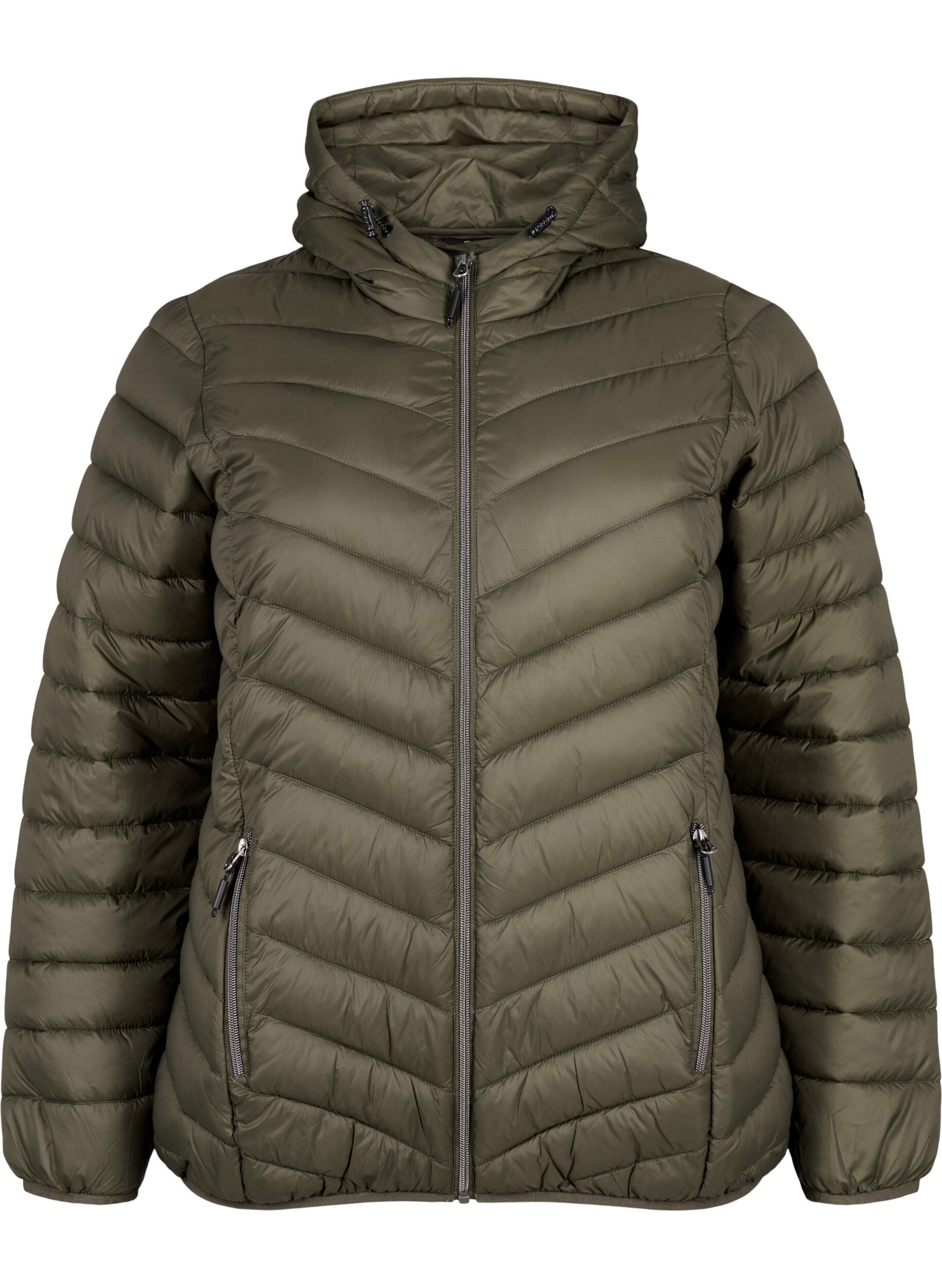ZizziVeste l&eacute;g&egrave;re &agrave; capuche, Vert, Packshot image number 0