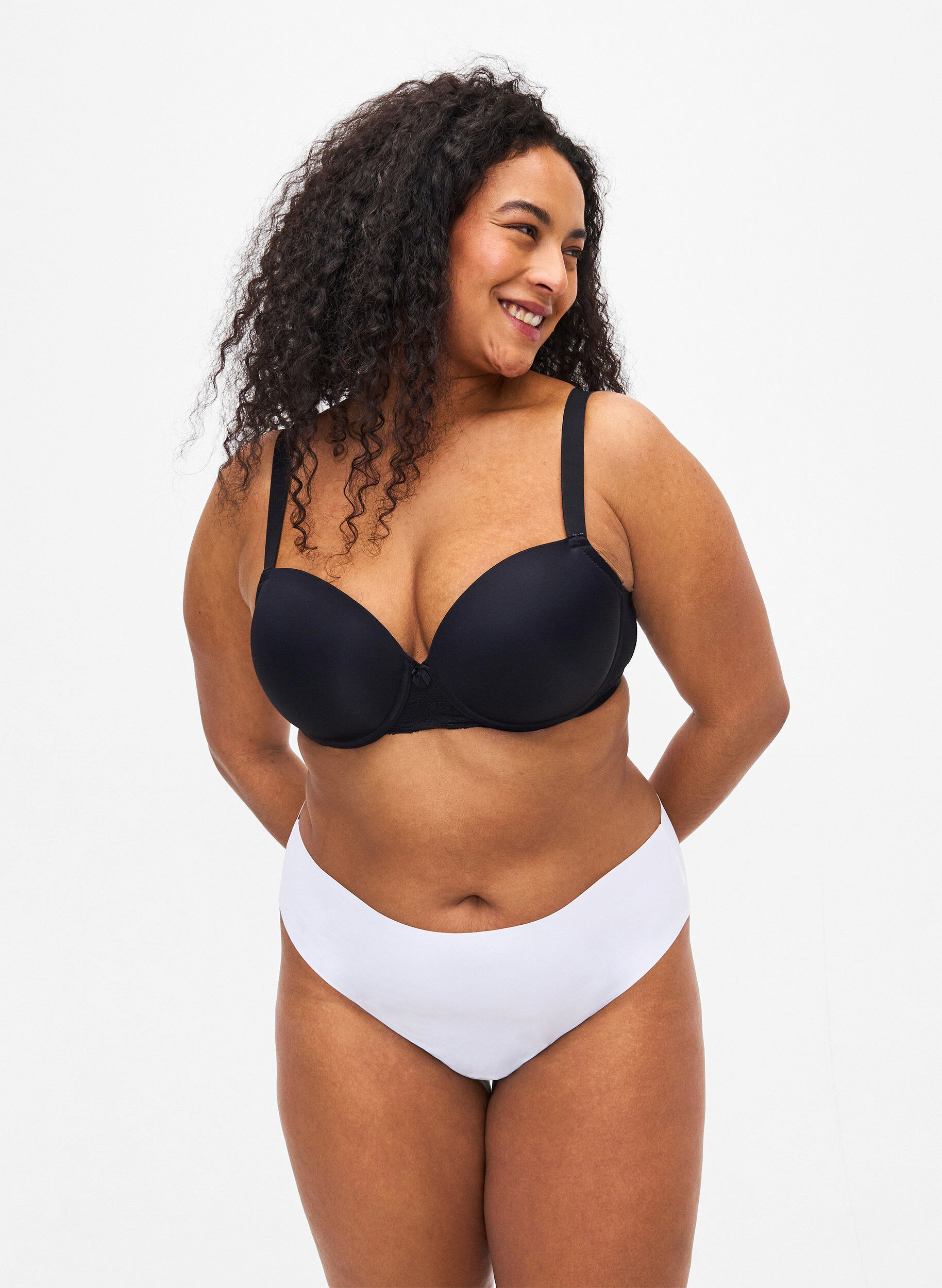 2er-Pack invisible G-String , Wei&szlig;, Model