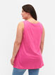 Top avec forme en A et col rond, Shocking Pink, Model image number 1