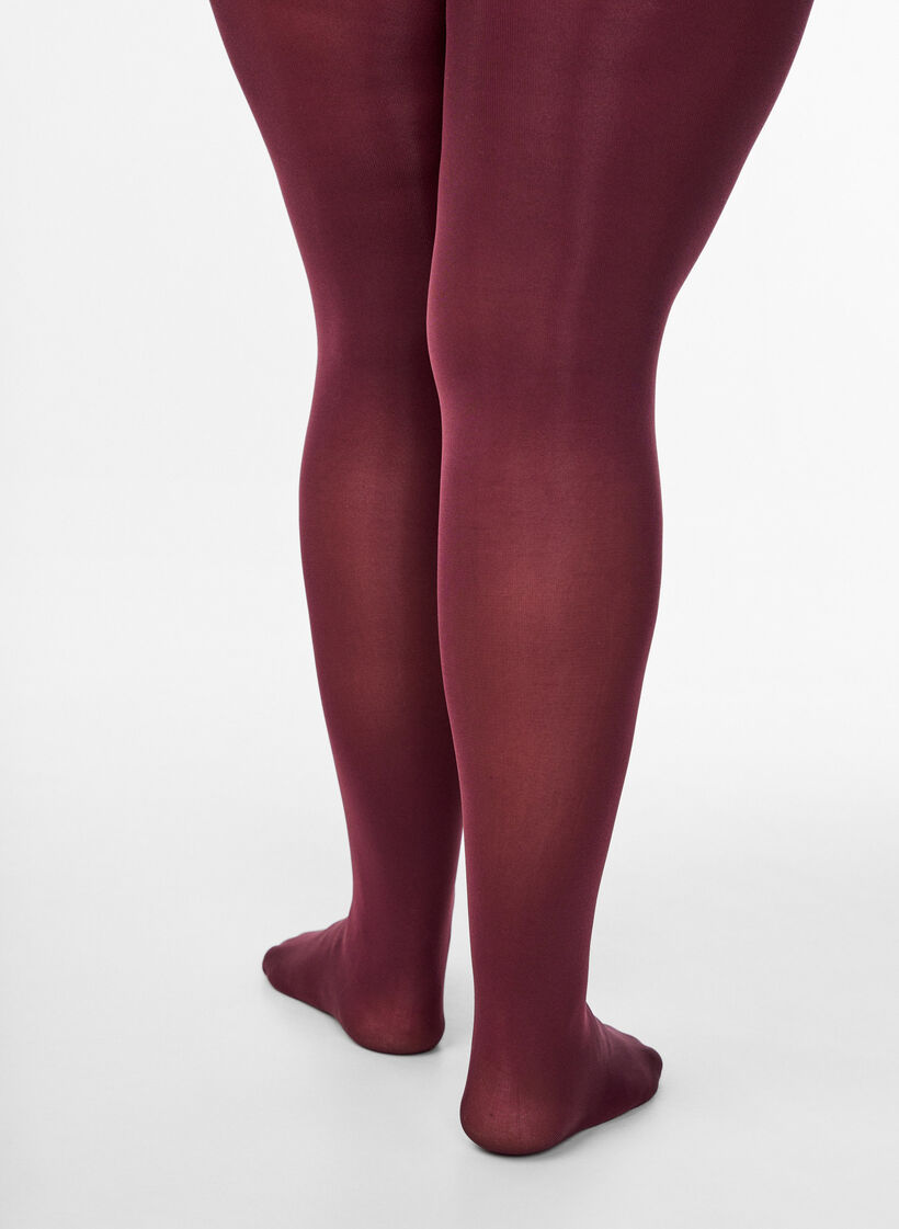 Collants 100 deniers, Bordeaux, Model image number 2
