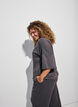 Bluse in A-Linie aus Jersey mit ellbogenlangen &Auml;rmeln, Grau, Model image number 2