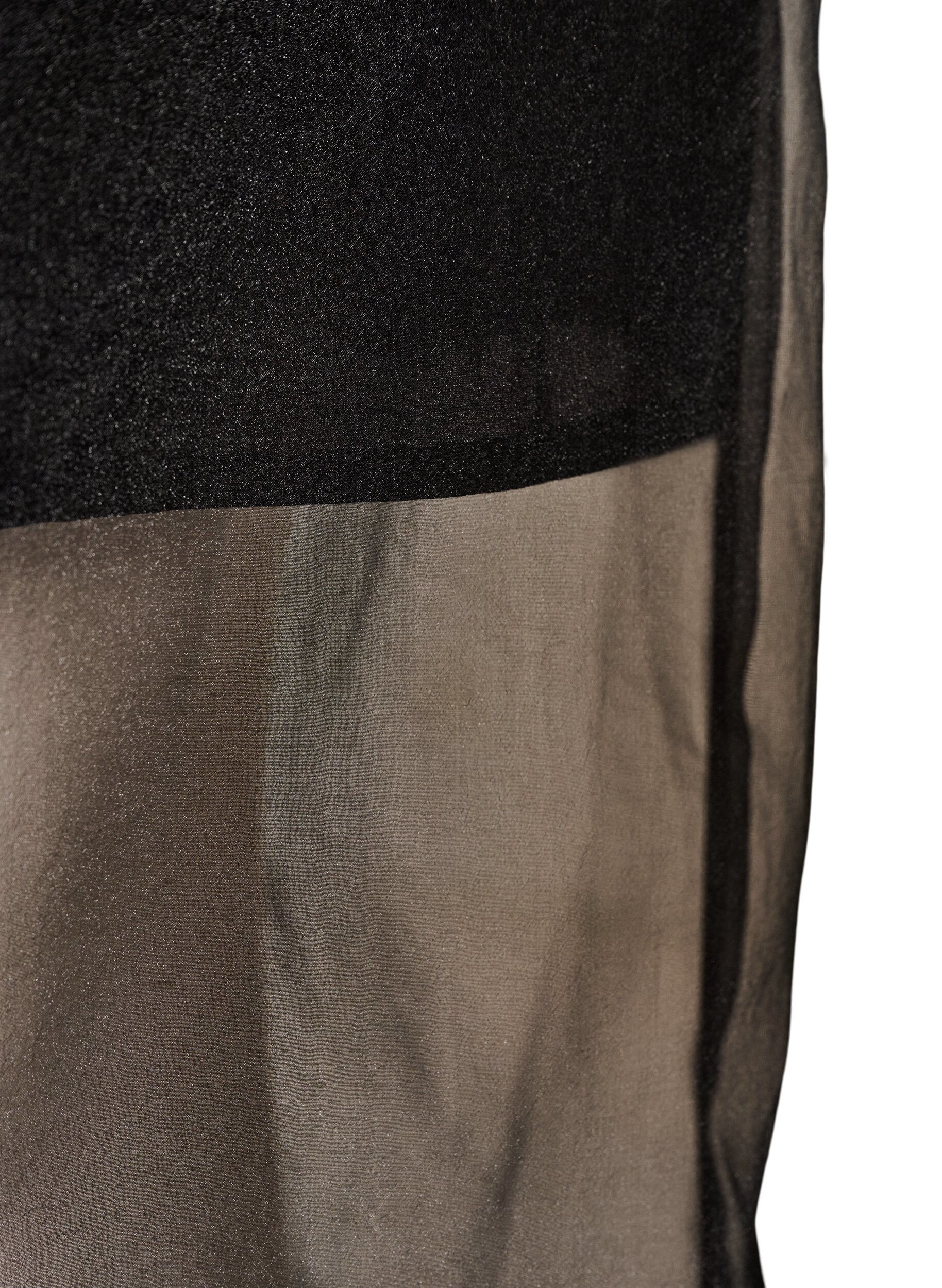 ZizziLanger Rock in Organza-Optik, Schwarz, Packshot image number 3