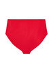 Bas de bikini taille haute uni, Rouge, Packshot image number 1
