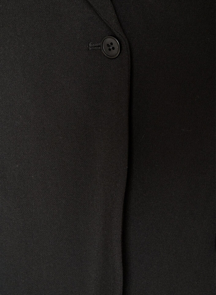 Blazer mit R&uuml;ckenschlitz und Bindedetail, Schwarz, Packshot image number 2
