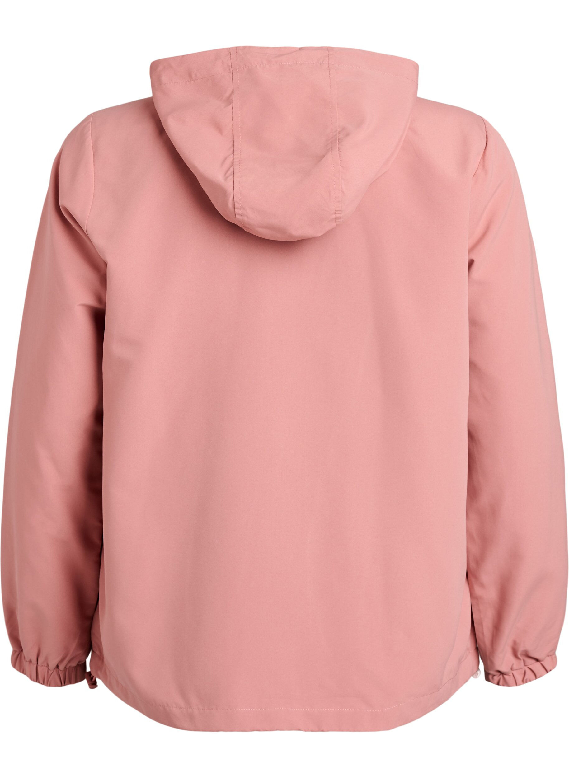 ZizziVeste l&eacute;g&egrave;re avec capuche et fermeture &eacute;clair, Rose, Packshot image number 1