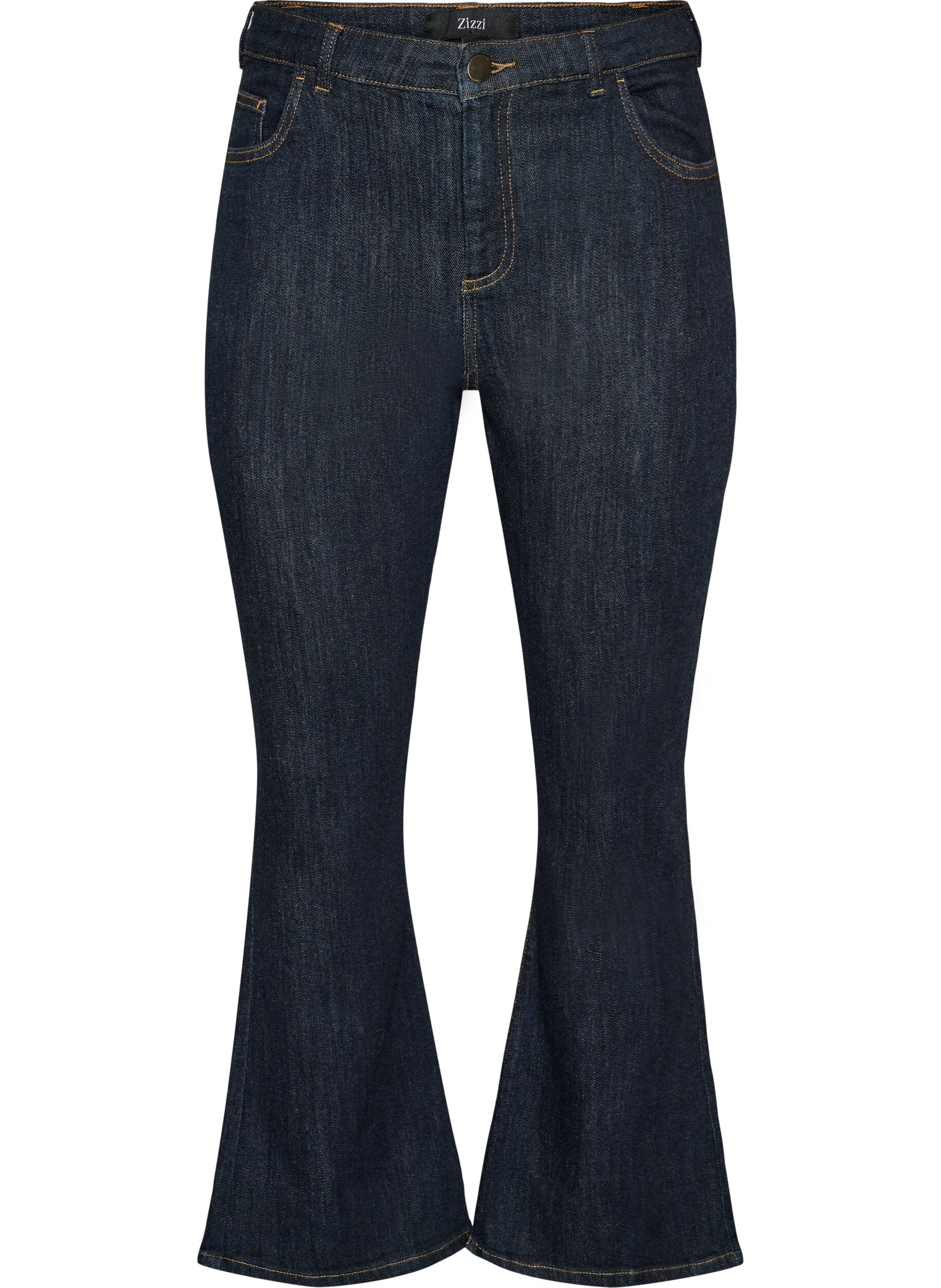 ZizziEllen Bootcut-Jeans mit hoher Taille, Blau, Packshot image number 0