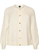 Cardigan en maille douce avec boutons dor&eacute;s, Vanille, Packshot image number 0