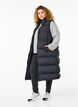 Lange Weste mit Taschen und Zwei-Wege-Rei&szlig;verschluss, Schwarz, Model image number 0