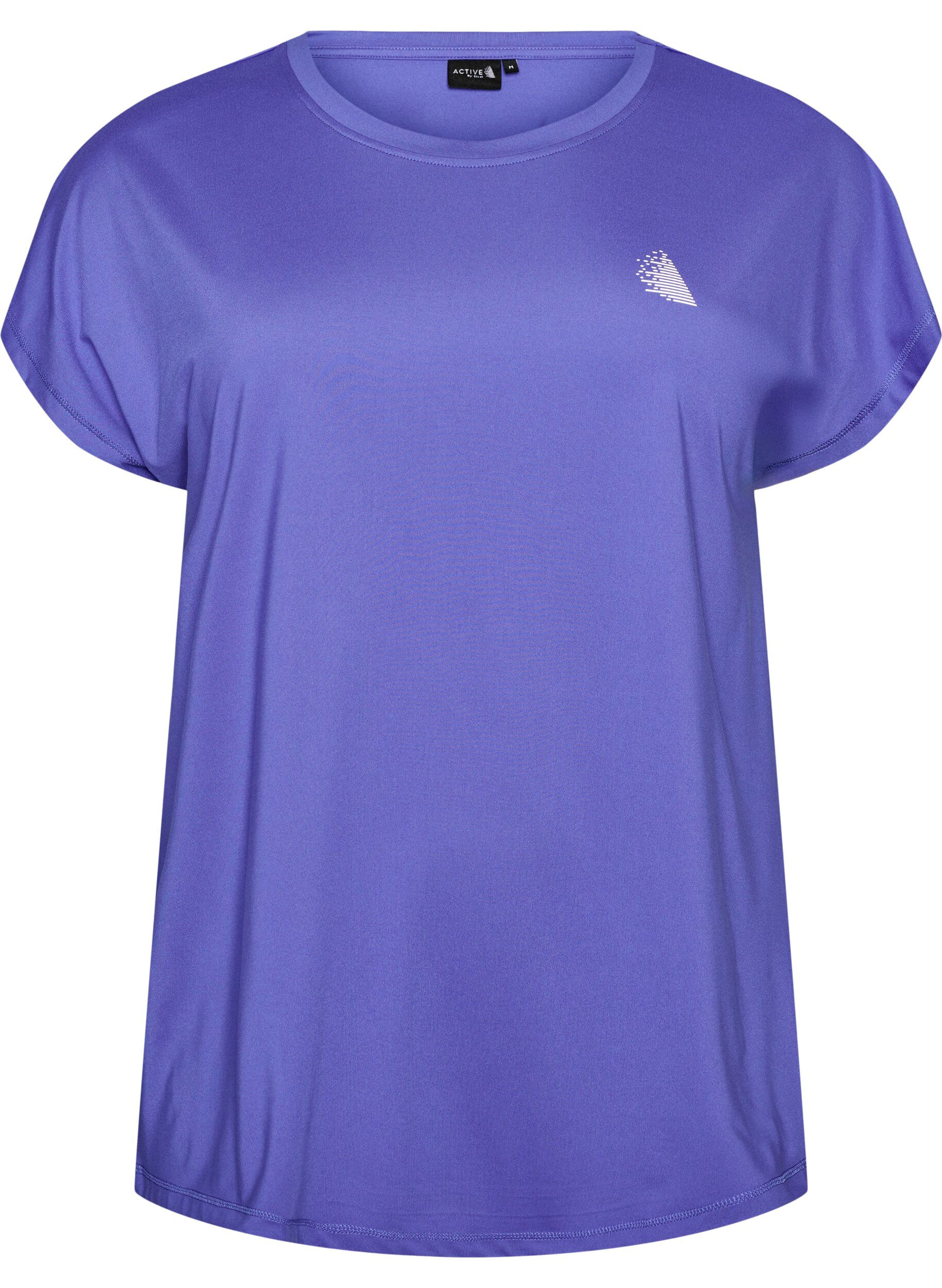 Einfarbiges Trainings-T-Shirt