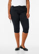 Slim Fit Capri-Jeans mit Taschen, Schwarz, Model image number 1