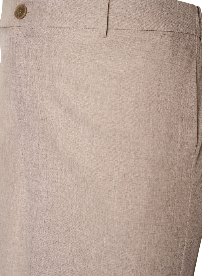 Short bermuda ample &agrave; taille haute, Marron, Packshot