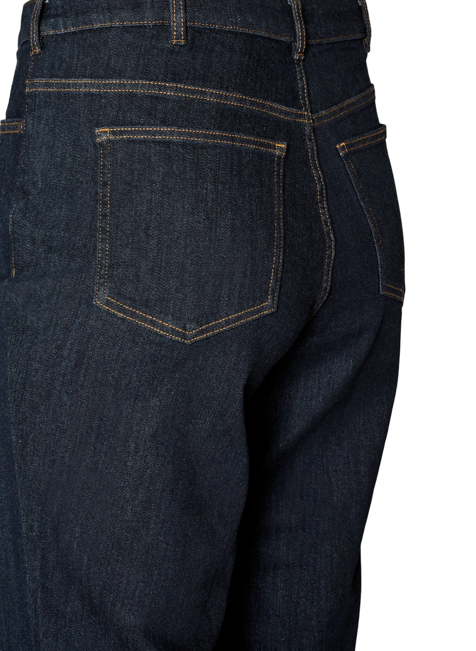 ZizziJean Kiana coupe droite taille haute, Bleu, Packshot image number 3