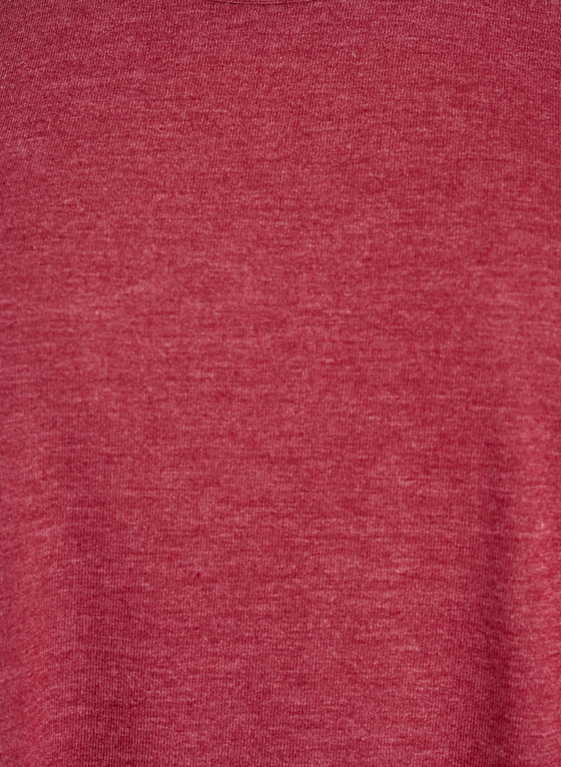 ZizziBluse aus Jersey mit 3/4-&Auml;rmeln, Rot, Packshot image number 2
