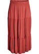 Jupe longue &agrave; taille &eacute;lastiqu&eacute;e, Rouge, Packshot image number 0