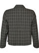 Blazer court &agrave; carreaux, Gris anthracite, Packshot image number 1