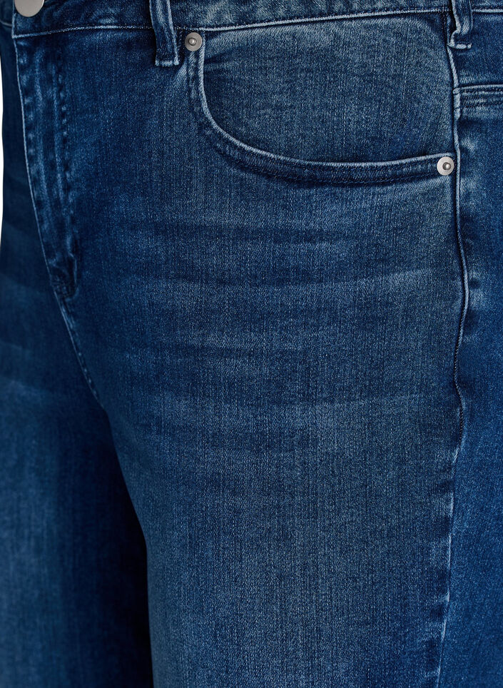 Jean bootcut taille haute, Bleu, Packshot image number 2