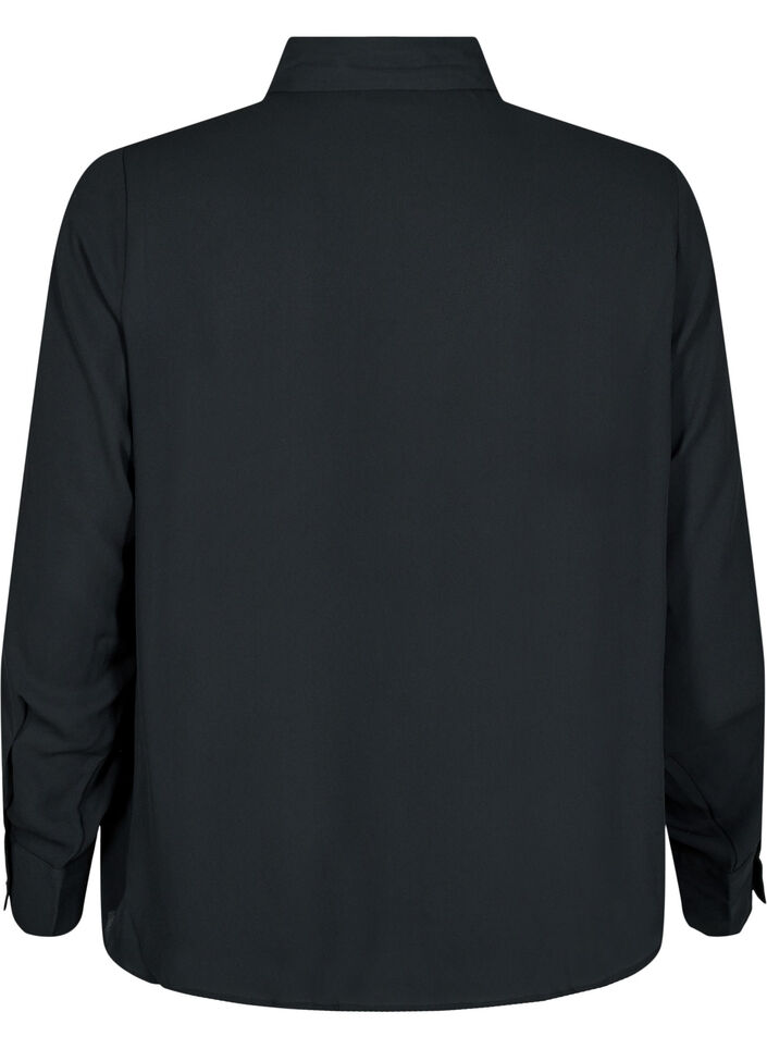Chemise classique à manches longues, Black, Packshot image number 1