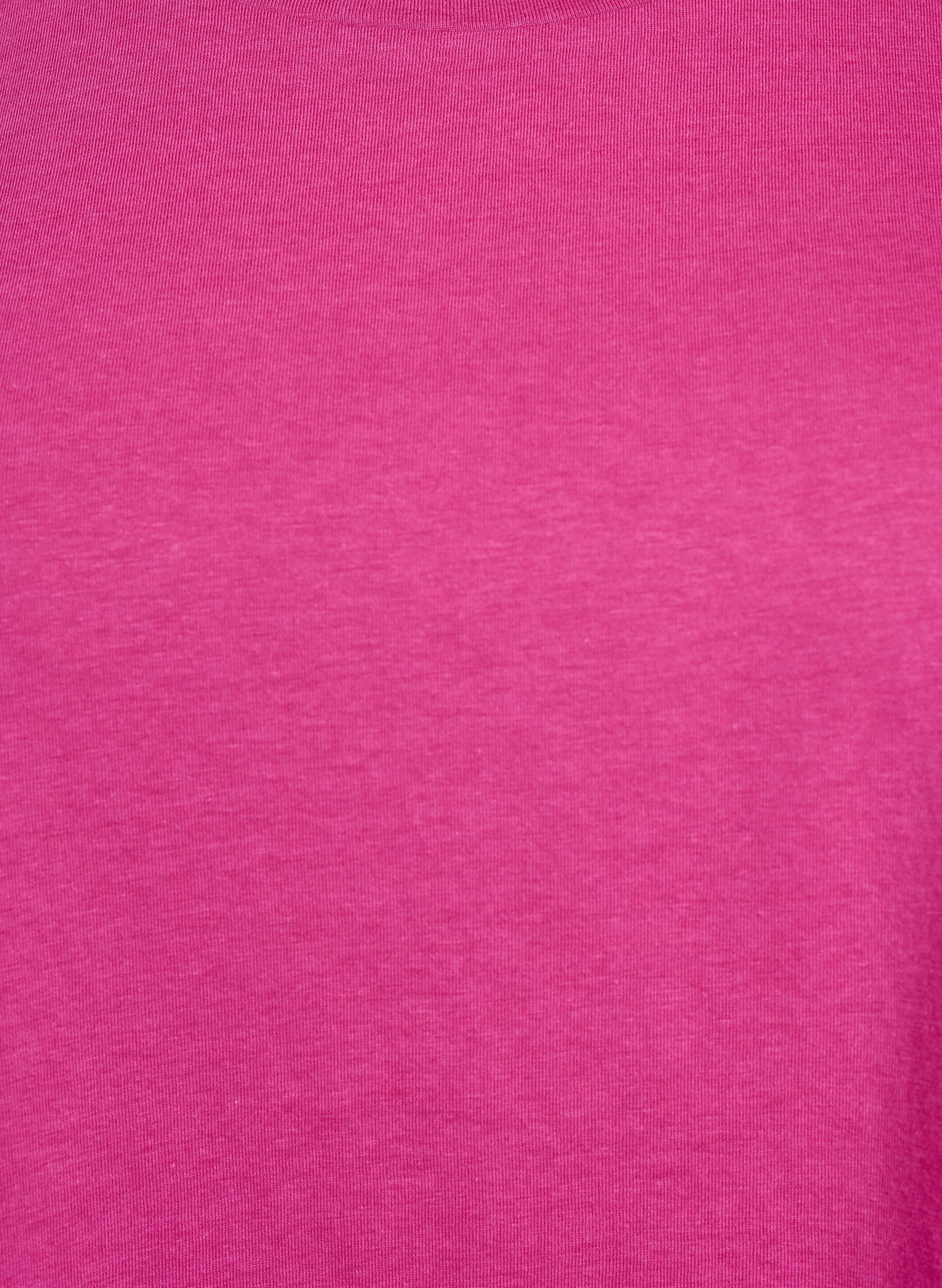 ZizziKurz&auml;rmliges T-Shirt aus einer Baumwollmischung, Rot, Packshot image number 2