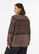 Strickjacke mit Jacquardmuster, Braun, Model image number 2