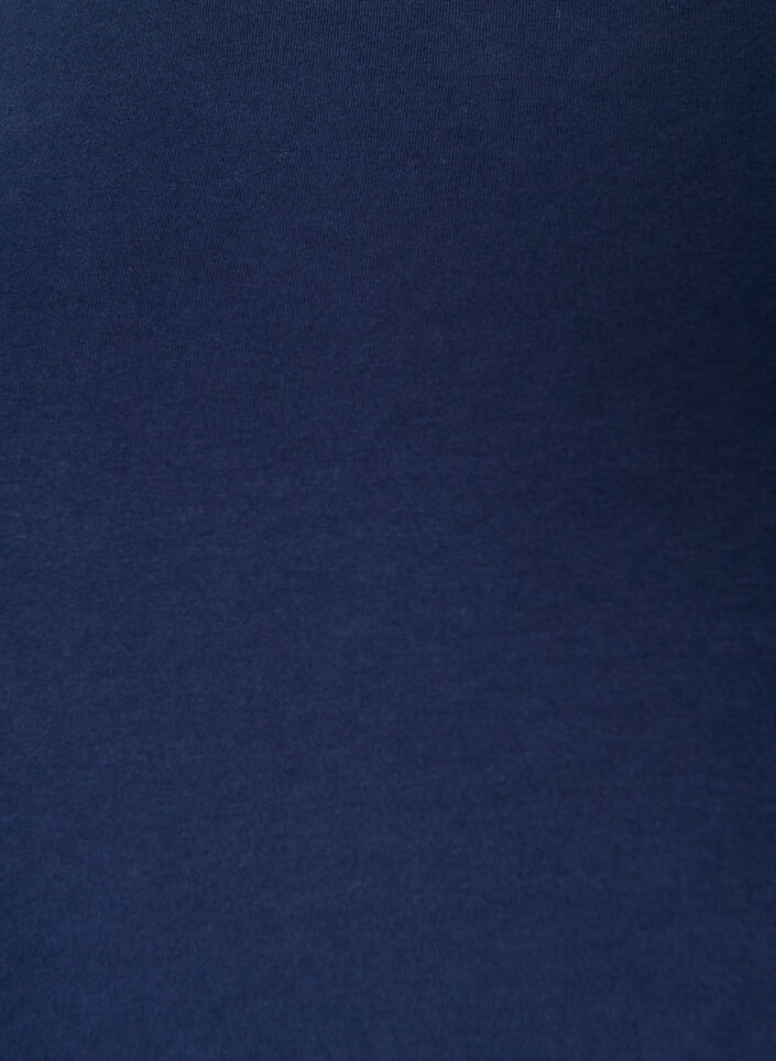 Basic Bluse aus Jersey mit langen &Auml;rmeln, Blau, Packshot image number 2