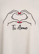 T-shirt imprim&eacute;, Blanc, Packshot image number 2