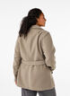 Kurze Wolljacke mit Gürtel, Desert Taupe Mel., Model image number 1