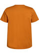 Basic T-Shirt aus Baumwolle mit Rundhalsausschnitt, Orange, Packshot image number 1