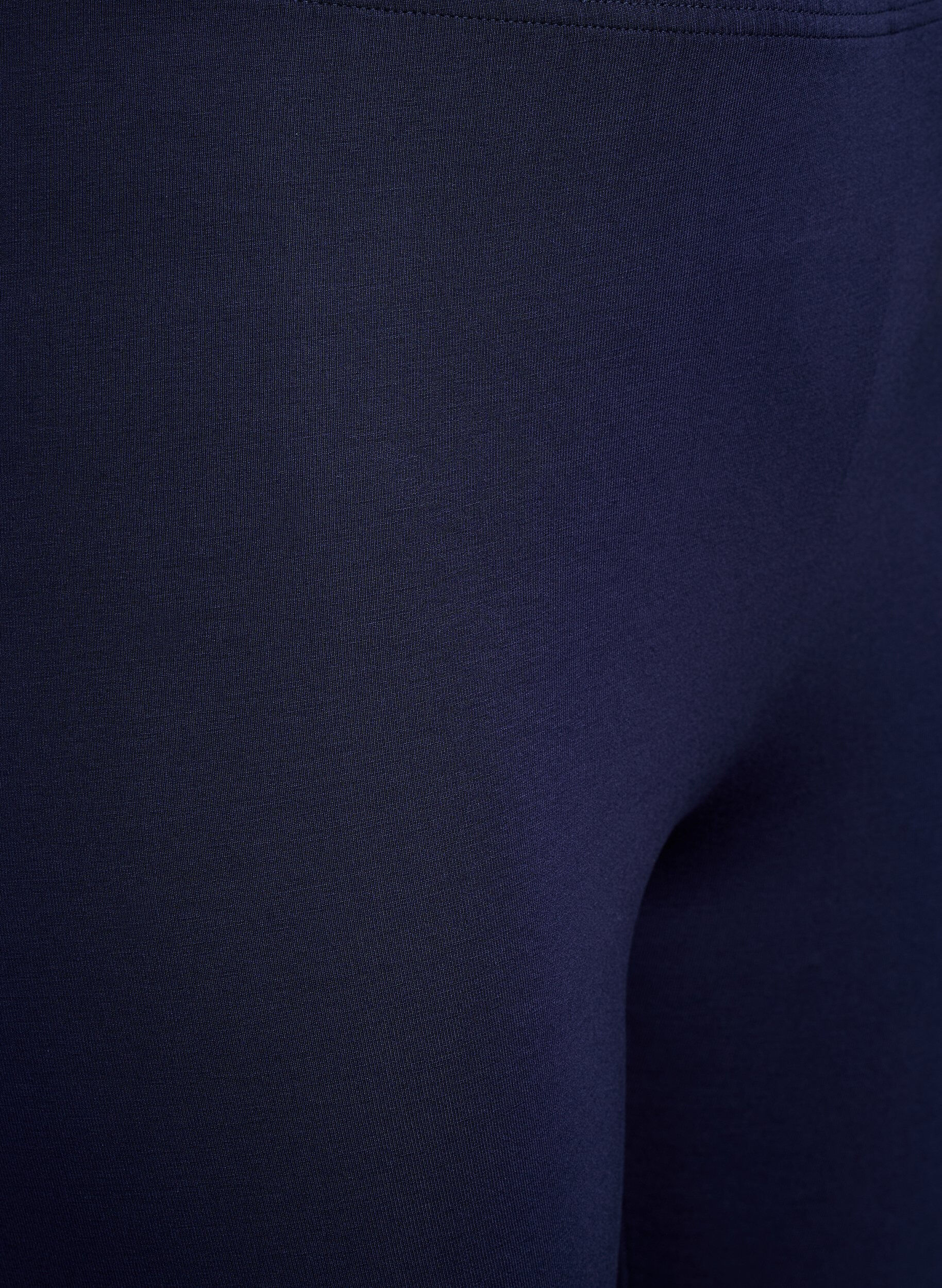 Zizzi Leggings basiques en viscose, Bleu, Packshot image number 2