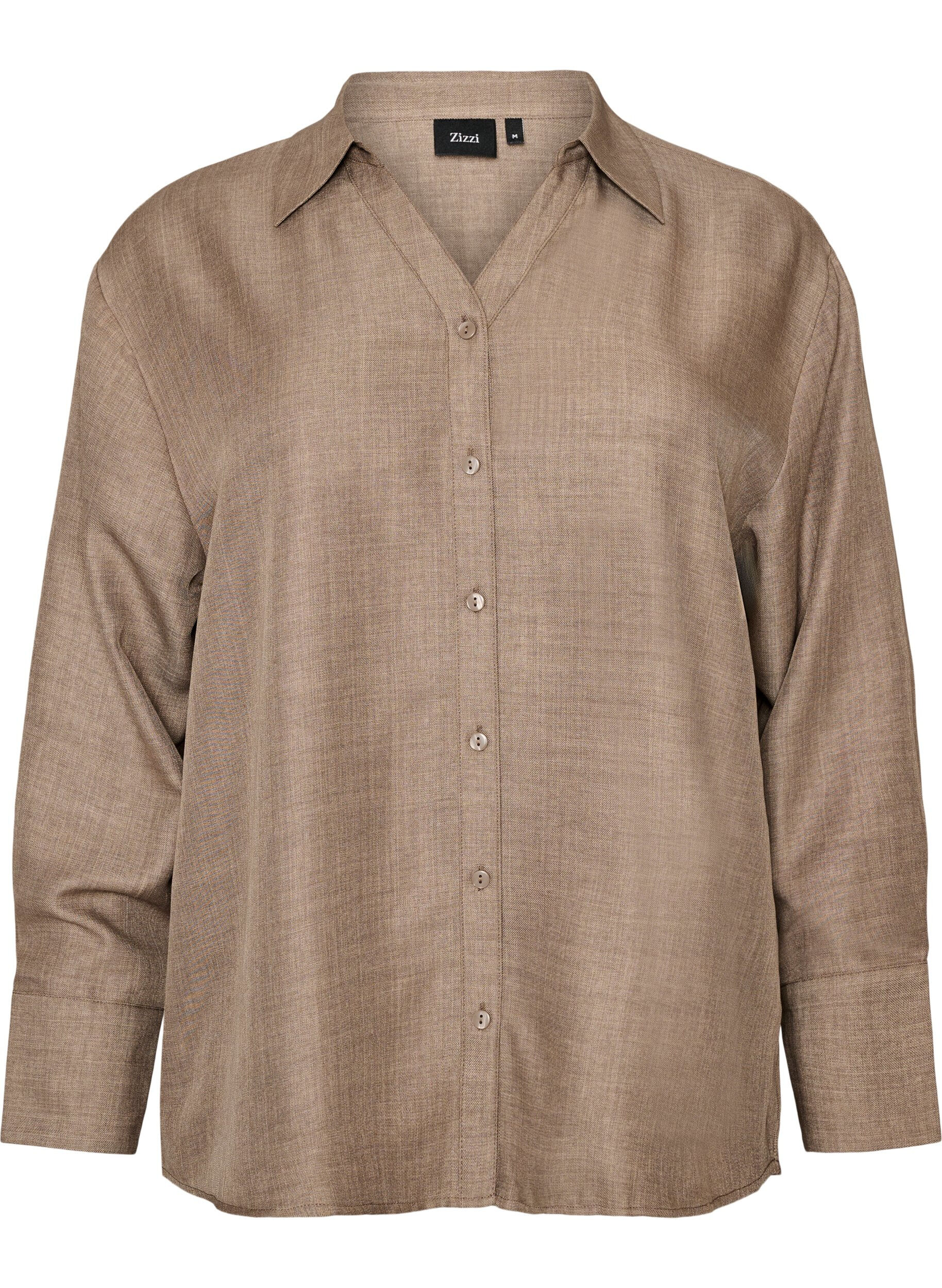 Lockere Bluse mit V-Ausschnitt