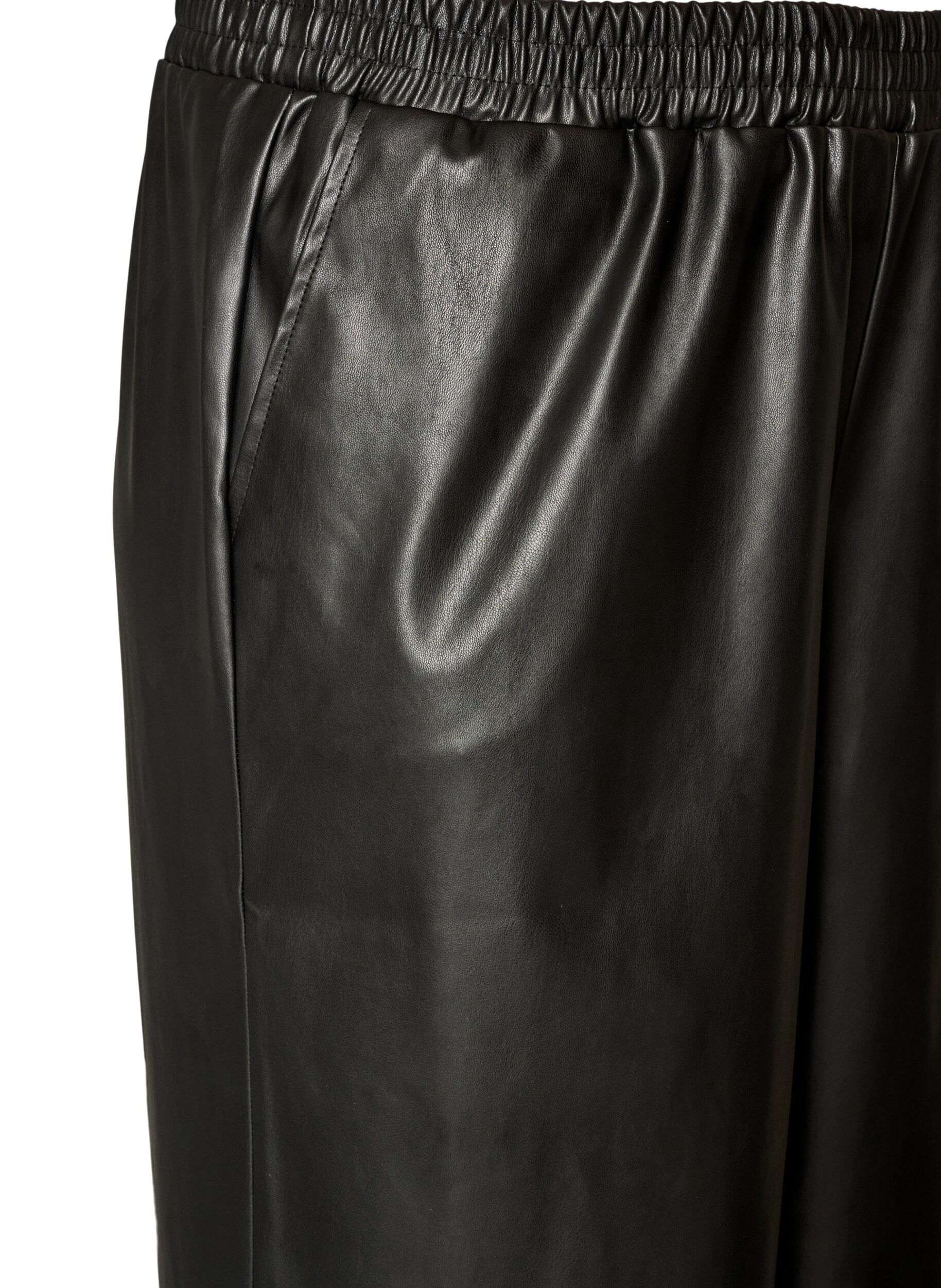 ZizziPantalon ballon en similicuir, Noir, Packshot image number 2