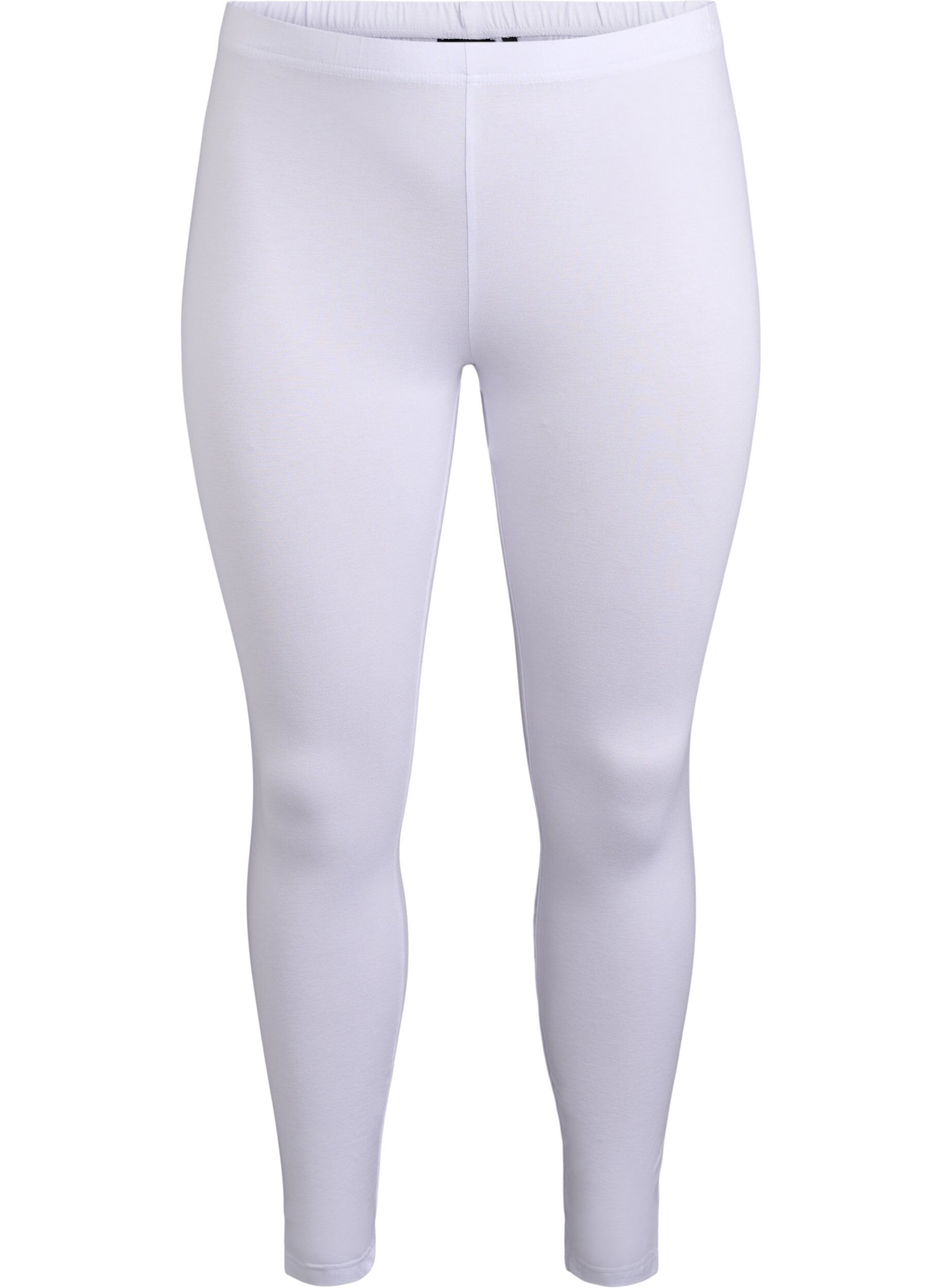 ZizziBasic Leggings aus Viskose, Wei&szlig;, Packshot image number 0