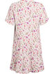 Robe courte &eacute;vas&eacute;e en mousseline de coton, Beige, Packshot image number 1