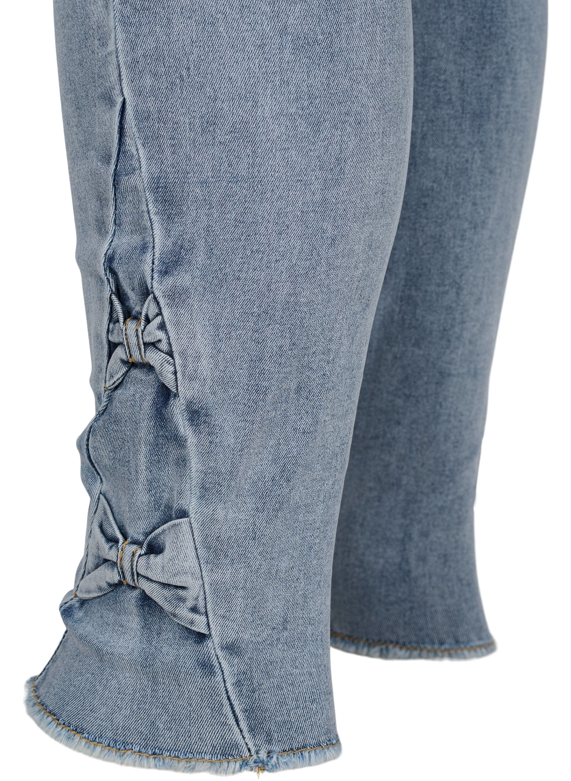 Zizzi Jean Amy avec n&oelig;uds, Light blue, Packshot image number 3