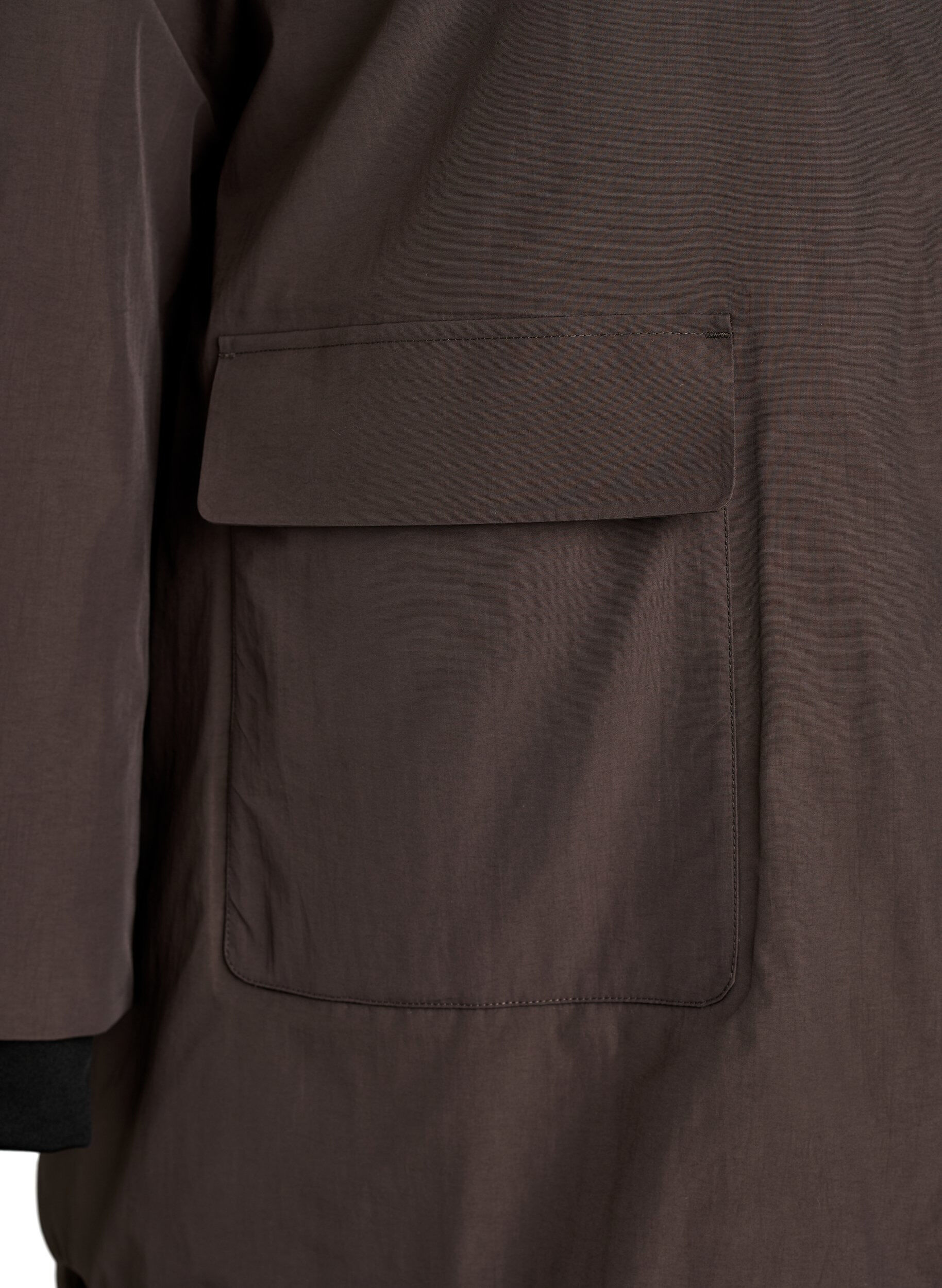 ZizziParka imperm&eacute;able &agrave; capuche, Marron, Packshot image number 3
